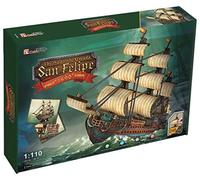 Puzzle 248 Pièces Puzzle 3d - The Spanish Armada-San Felipe - Difficulté : 8/8