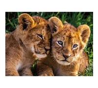 Puzzle 250 pieces 2 mignons lionceaux - enfant collection animaux de la savane