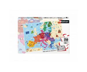 Puzzle 250p carte d'europe