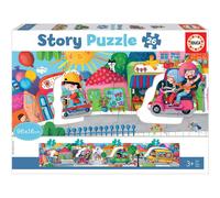 Puzzle - 26 pièces - Enfant - Dès 3 ans - Les voitures de la ville - Educa