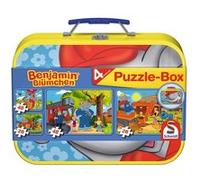 Puzzle 26 Pièces : Puzzle 26 et 48 pièces - Coffret 4 puzzles : Benjamin l'éléphant, Schmidt Spiele G