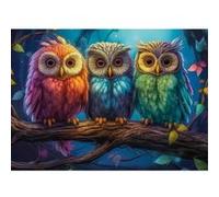 Puzzle 260 pièces : Trois petites chouettes G