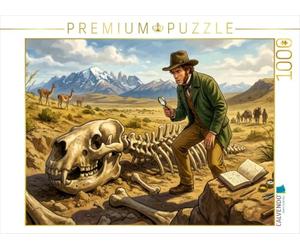 Puzzle · 27 Ans - Les fossiles Nous dévoilent Les milieux de Vie | d'autrefois · Charles Darwin · La découverte de l'évolution · 1000 pièces · Format assemblé 64 × 48 cm · CALVENDO Puzzle
