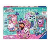 Puzzle 2D - RAVENSBURGER - Gabby's Dollhouse - Multicolore - Moins de 100 pièces - 4 puzzles inclus