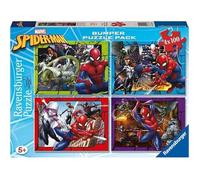 Puzzle 2D - RAVENSBURGER - Spiderman - 4 x 100 pièces - Multicolore - Pour enfants à partir de 5 ans