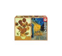 Puzzle 2x1000T van Gogh Tournesols + Café de nuit