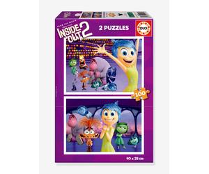 Puzzle 2x100P vice et versa (inside out) violet TU