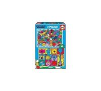 EDUCA - Puzzle - 2x48 Monsieur Madame Multicolore G