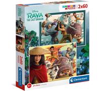 Puzzle 2x60 pièces Clementoni - Disney Raya