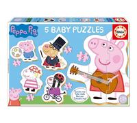 Puzzle - 3, 4 et 5 pièces - Peppa Pig - Enfant - Dès 24 mois - Educa