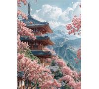 Puzzle 30 Pièces Jeux éducatif Défi Jouets Arbres Roses du Grenier Puzzles Classiques Puzzle DIY Cadeaux de l'art de la Décoration Moderne