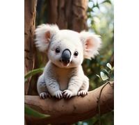 Puzzle 30 Pièces Jeux éducatif Défi Jouets Koala de la Branche de la Jungle Puzzles Classiques Puzzle DIY Cadeaux de l'art de la Décoration Moderne