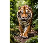 Puzzle 30 Pièces Jeux éducatif Défi Jouets Tigre de la Jungle Puzzles Classiques Puzzle DIY Cadeaux de l'art de la Décoration Moderne