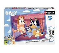 Nathan Puzzle – L'heure de dormir (Bluey) – 30 pièces – Carton épais – Dès 4 ans