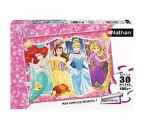 Nathan Puzzle enfants Entre amies 30 pièces Disney Princesses – dès 4 ans, carton épais