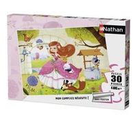 Nathan - Puzzle enfants - 30 pièces - La princesse et ses amis - Fille ou garçon dès 4 ans - Puzzle de qualité supérieure - Carton épais et résistant - Princesses - 86356