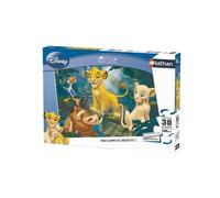 Nathan - Puzzle enfants - 30 pièces - Simba & Co. - Disney - Fille ou garçon dès 4 ans - Puzzle de qualité supérieure - Carton épais et résistant - Animaux - 86313