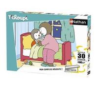 Nathan - Puzzle Enfant - 30 pièces - T'choupi Fait Dodo - Fille ou garçon dès 4 Ans - Puzzle de qualité supérieure - Carton épais et résistant - Quotidien & Famille - 86369, Néant