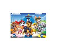 Puzzle 30 pieces Pat Patrouille - Pret a partir en mission - Equipe Chiens Heros Sauvetage - Set Puzzle Enfant + carte tigres