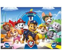 Puzzle 30 pieces Pat Patrouille - Pret a partir en mission - Equipe Chiens Heros Sauvetage - Set Puzzle Enfant + carte tigres