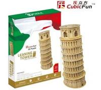 Puzzle 30 Pièces : Puzzle 3D - Tour de Pise (Difficulté : 5/8), Cubic Fun G