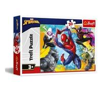 Trefl Puzzle Marvel Spider-Man Les Couleurs de Spider-Man – 30 pièces, coloré, dès 3 ans