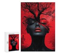 Puzzle 300 PCS AbstractWoman and Tree Puzzles pour Adultes, Jouet, Décoration Murale, Motif À Assembler, Idéal comme Cadeau pour Toute La Famille 300 PCS