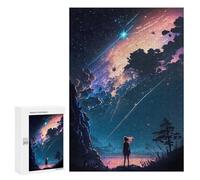 Puzzle 300 PCS Anime Chaos Galaxy Night Puzzles pour Adolescents Course De Vitesse Manuelle Activités Amusantes À La Maison Jeu Stimulant Et Jeu en Famille 300 PCS