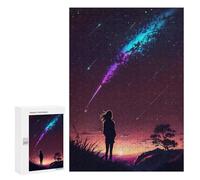 Puzzle 300 PCS Anime Milky Way Galaxy Puzzles pour Adultes, Jouet, Décoration Murale, Motif À Assembler, Idéal comme Cadeau pour Toute La Famille 300 PCS