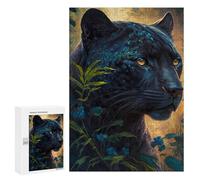 Puzzle 300 PCS Black Tiger Gold Puzzles pour Adultes, Jouet, Décoration Murale, Difficile, Difficile, Cadeaux Uniques pour Anniversaire Et Noël 300 PCS