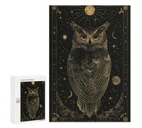 Puzzle 300 PCS Celestial Owl Puzzles pour Adultes, Jouet, Décoration Murale, Motif À Assembler, Idéal comme Cadeau pour Toute La Famille 300 PCS
