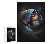 Puzzle 300 PCS Cosmic Butterfly Art Print-3 Puzzles pour Adultes Améliorent La Mémoire Interaction Parent-Enfant Casse-tête Jeux De Société en Famille 300 PCS