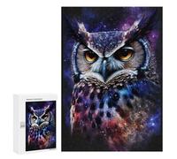 Puzzle 300 PCS Cosmic Owl Art Print-15 Puzzles pour Adolescents - Anti-Stress - Défi Éducatif - Idée Cadeau Et Anniversaire Unique 300 PCS