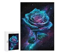 Puzzle 300 PCS Cosmic Rose Bloom-5 Puzzles pour Adolescents - Anti-Stress - Défi Éducatif - Idée Cadeau Et Anniversaire Unique 300 PCS