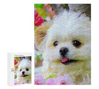 Puzzle 300 PCS Cute Dog Puzzles pour Adultes, Jouet, Décoration Murale, Cadeau d'anniversaire, Idéal pour Toute La Famille 300 PCS