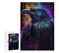 Puzzle 300 PCS Dark Mighty Raven Puzzles pour Adultes, Jouet, Décoration Murale, Motif À Assembler, Idéal comme Cadeau pour Toute La Famille 300 PCS