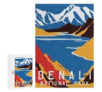 Puzzle 300 PCS Denali National Park Print Puzzles pour Adolescents Course De Vitesse Manuelle Activités Amusantes À La Maison Jeu Stimulant Et Jeu en Famille 300 PCS