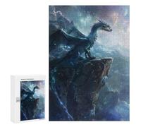Puzzle 300 PCS Dragon on The Cliff Edge Puzzles pour Adultes, Jouet, Décoration Murale, Motif À Assembler, Idéal comme Cadeau pour Toute La Famille 300 PCS