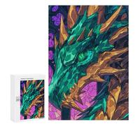 Puzzle 300 PCS Dragons Majesty Puzzles pour Adultes, Jouet, Décoration Murale, Motif À Assembler, Idéal comme Cadeau pour Toute La Famille 300 PCS