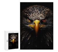 Puzzle 300 PCS Eagle Gold Dark Puzzles pour Adultes, Jouet, Décoration Murale, Motif À Assembler, Idéal comme Cadeau pour Toute La Famille 300 PCS