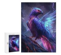 Puzzle 300 PCS Electric Eagle Fantasy Artwork Puzzles pour Adultes - Cadeau d'anniversaire - Jeu Difficile Et Stimulant - Cadeaux