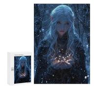 Puzzle 300 PCS Enchanted Winter Fairy Puzzle pour Adolescents Améliorez Votre Mémoire Entraînez Votre Cerveau Et Vos Mains Jouets Addictifs pour Cultiver La Patience 300 PCS