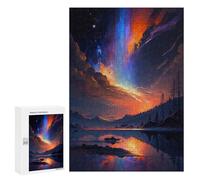 Puzzle 300 PCS Epic Blue and Orange Sky Puzzles pour Adultes, Jouet, Décoration Murale, Cadeau d'anniversaire, Idéal pour Toute La Famille 300 PCS