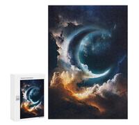 Puzzle 300 PCS Epic Fantasy Moon Puzzles pour Adultes, Jouet, Décoration Murale, Difficile, Difficile, Cadeaux Uniques pour Anniversaire Et Noël 300 PCS