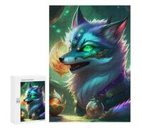 Puzzle 300 PCS Fantasy Fox Artwork Puzzles pour Adolescents Course De Vitesse Manuelle Activités Amusantes À La Maison Jeu Stimulant Et Jeu en Famille 300 PCS