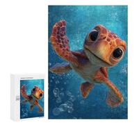 Puzzle 300 PCS Finding Nemo Cute Sea Turtle Puzzles pour Adolescents - Anti-Stress - Défi Éducatif - Idée Cadeau Et Anniversaire Unique 300 PCS