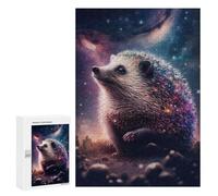 Puzzle 300 PCS Galactic Hedgehog Fantasy Puzzles pour Adultes - Cadeau d'anniversaire - Jeu Difficile Et Stimulant - Cadeaux