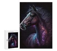 Puzzle 300 PCS Galactic Horse Art Print-10 Puzzles pour Adolescents - Anti-Stress - Défi Éducatif - Idée Cadeau Et Anniversaire Unique 300 PCS