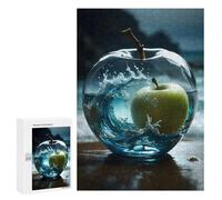 Puzzle 300 PCS Glass Apple Ocean Puzzles pour Adultes, Jouet, Décoration Murale, Difficile, Difficile, Cadeaux Uniques pour Anniversaire Et Noël 300 PCS
