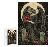 Puzzle 300 PCS Gothic Angel of Sorrow Puzzles pour Adultes, Jouet, Décoration Murale, Cadeau d'anniversaire, Idéal pour Toute La Famille 300 PCS